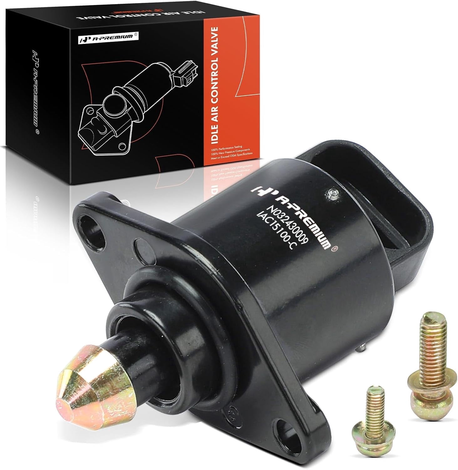 A-Premium Fuel Injection Idle Air Control Valve Compatible with Jeep Grand Cherokee 1993-1997, Wrangler 1991-1995 1997, Cherokee 1991-1997, Comanche 1991-1992, TJ 1997-2.5L 4.0L, Replaces# 17119280