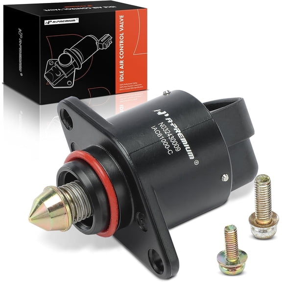 A-Premium Fuel Injection Idle Air Control Valve Compatible with Saturn SC 1991-1992, SC1 1993-2002, SC2 1993-2002, SL 1991-2002, SL1 1991-2002, SL2 1991-2002, SW1 1993-1999, SW2 1993-2001 - 1.9L