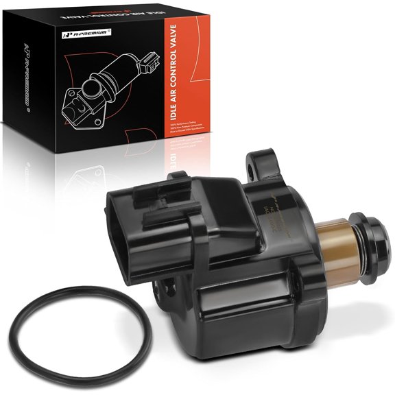 A-Premium Fuel Injection Idle Air Control Valve IAC - Compatible with Dodge, Chrysler- Stratus, Sebring, Eclipse, Galant, Lancer, Montero Sport, Montero, Outlander, for# MD628119, MD628174
