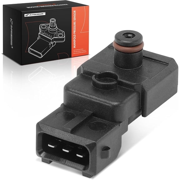 A-Premium Fuel Injection Pressure Sensor [3 Blades] Compatible with Mitsubishi Outlander 2007-2016, Mirage 2014-2015, Lancer 2008-2016, Eclipse 2006-2011, Galant, Endeavor, Outlander Sport, RVR