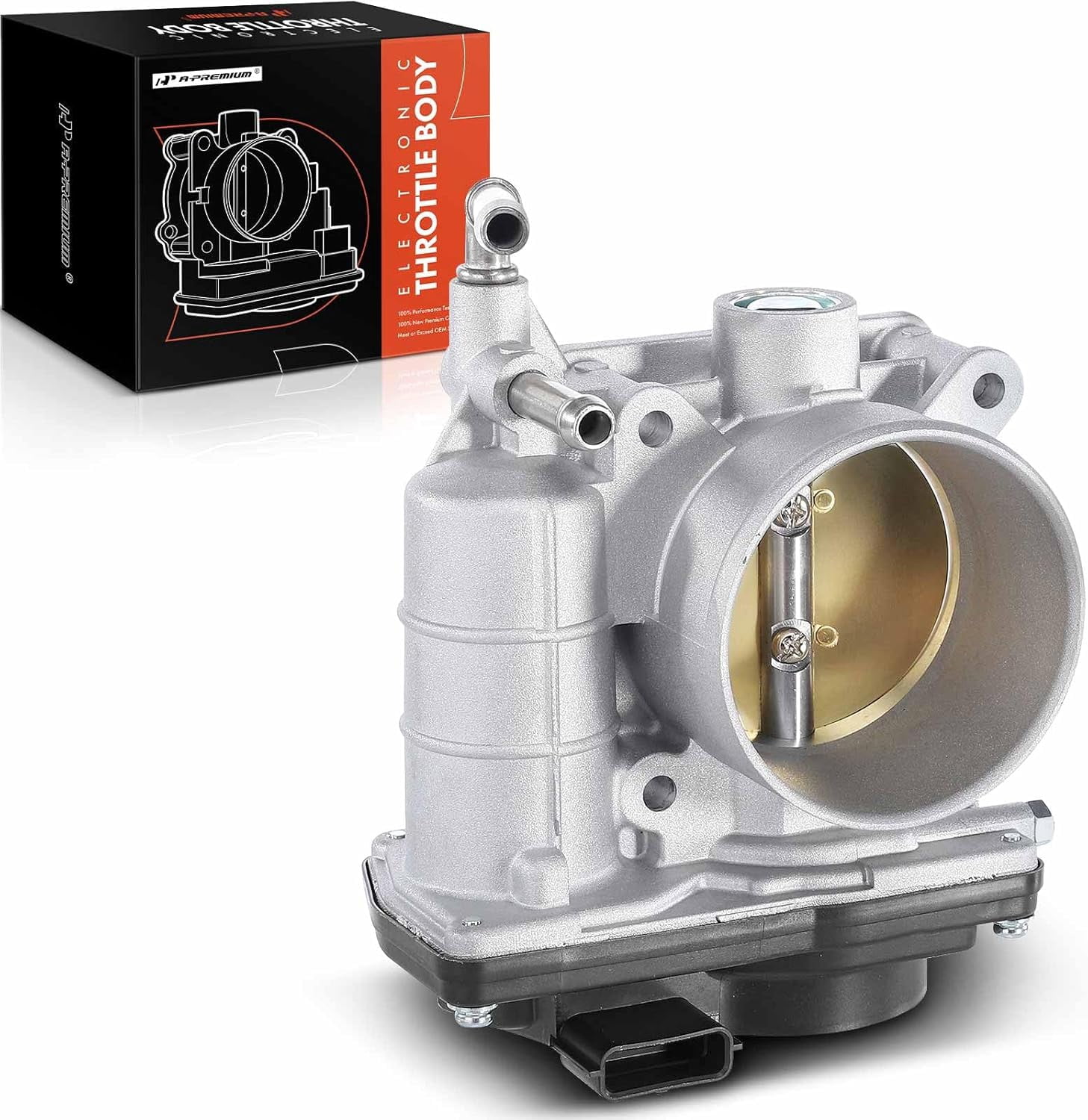 A-Premium Fuel Injection Throttle Body Compatible with Nissan Altima Sentra 2007-2012 Rogue 2008-2013 L4 2.5L