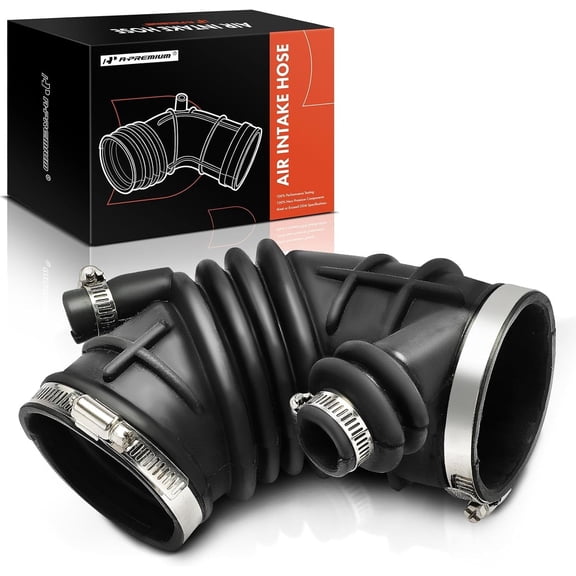 A-Premium Fuel Injection Throttle Hose Air Flow Meter Intake Boot Replacement for BMW E30 325i 325is 325iX 1989-1991 Auto Transmission