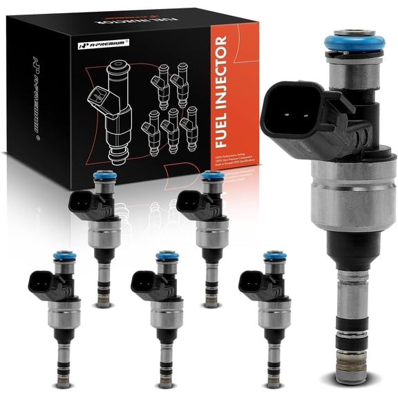 A-Premium Fuel Injectors Compatible with Chevrolet Equinox 12-17, Traverse, Impala, Camaro, Colorado, Caprice (Sport) & GMC Terrain, Canyon & Buick Enclave, LaCrosse & Cadillac SRX, CTS, XTS, ATS