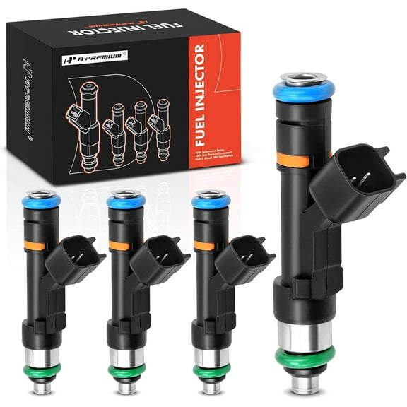 A-Premium Fuel Injectors Compatible with Ford Focus 08-11, Fusion 13-17, EcoSport 10 13 14, C-Max 13-16, Transit Connect 10-13 & Lincoln MKZ 13-16, L4 2.0L, Replace# 0280158179, 8S4Z9F593A