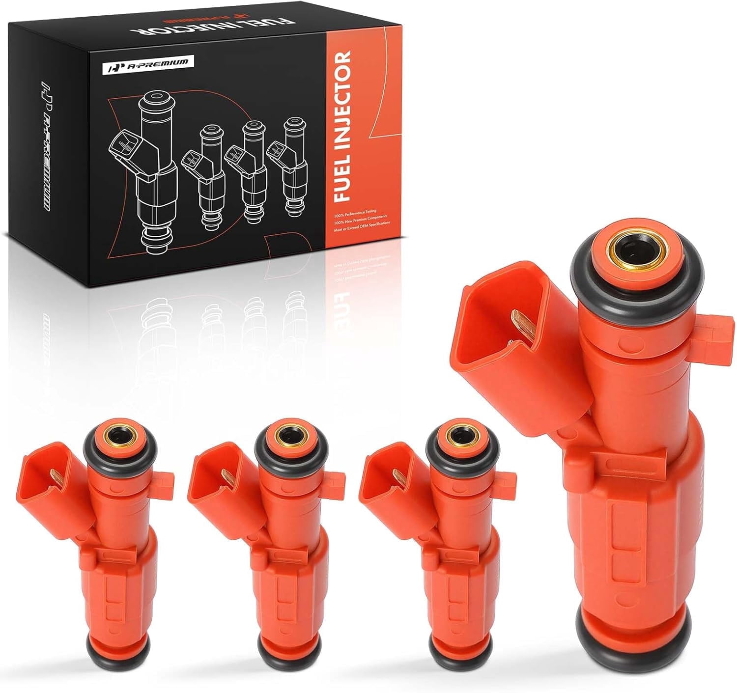 A-Premium Fuel Injectors Compatible with Hyundai Elantra 2011-2015 Elantra GT 2013 Elantra Coupe 2013 & Kia Forte 2015 Soul 2012-2013 1.8L 2.0L Replace# 35310-2E000 353102E000