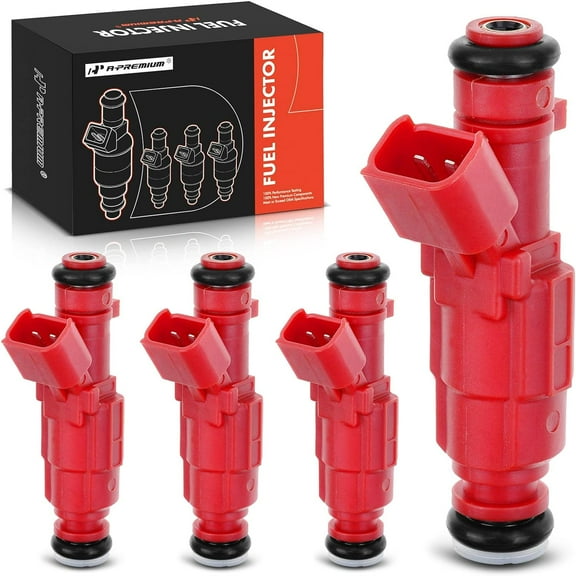 A-Premium Fuel Injectors Compatible with Hyundai Elantra 2011-2015, Elantra GT 2013, Elantra Coupe 2013 & Kia Forte 2015, Soul 2012-2013, 1.8L 2.0L, Replace# 35310-2E000, 353102E000