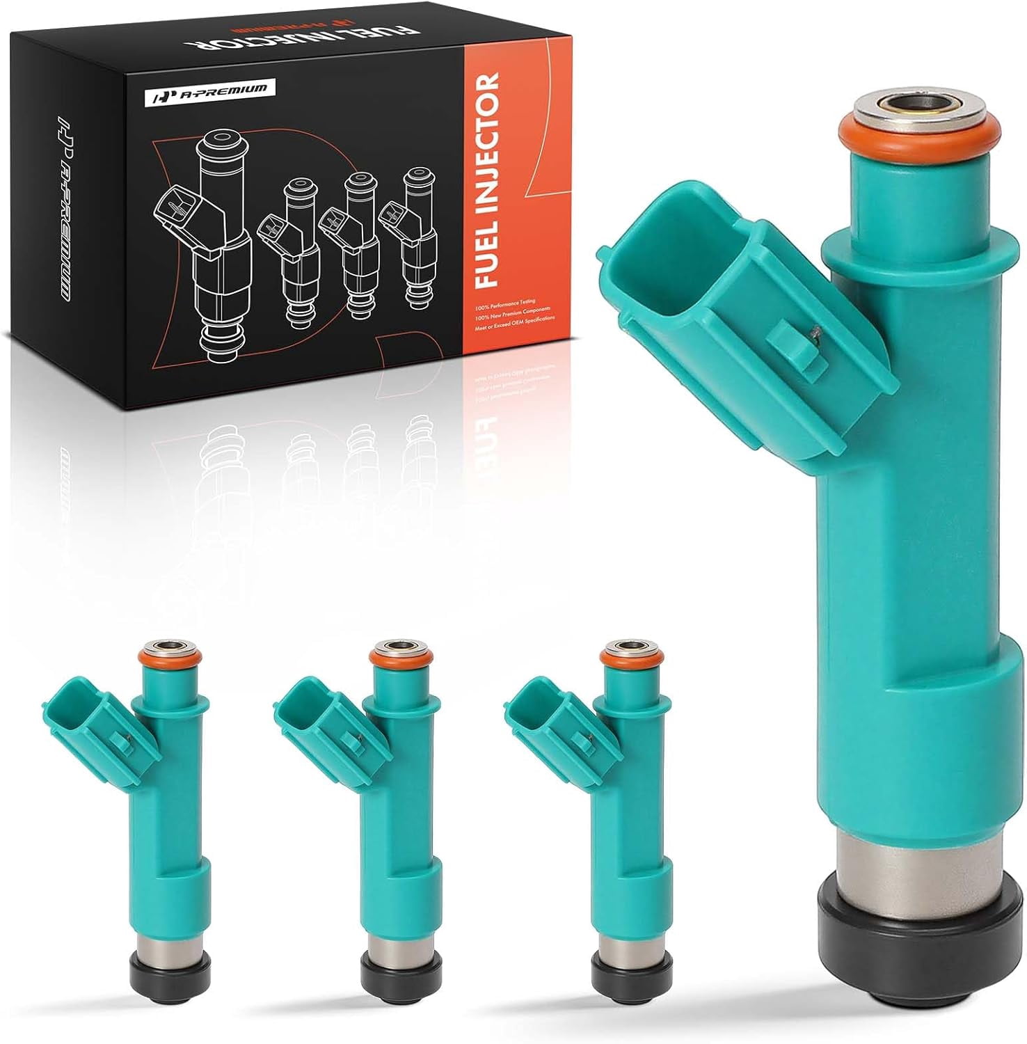 Auto Injector Pack A-Premium 23209-0H030 4-Pack Fuel Injectors 12 Holes Compatible with ...