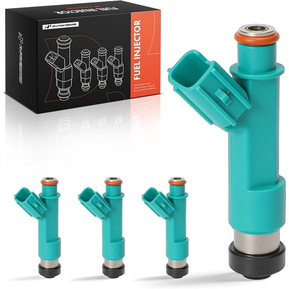 A-Premium Fuel Injectors Compatible with Toyota Camry 04-09, RAV4 04-08, Corolla 09-12, Highlander 04-07, Matrix 09-13, RAV4 Solara 04-08 & Scion tC 05-10, xB 08-15, L4 2.4L, Set of 4