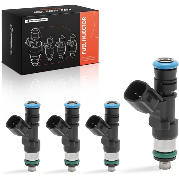A-Premium Fuel Injectors Compatible with Fiat 500 2012 2013 2014 2015 1.4L, Set of 4, Naturally Aspirated Only, Replace # 800-2171N, R92844AA