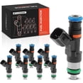 thumbnail image 1 of A-Premium Fuel Injectors Compatible with Ford Mustang 2007-2012 5.4L, Set of 8, Replace# 7R3Z9F593AA, 0280158117, 1 of 8