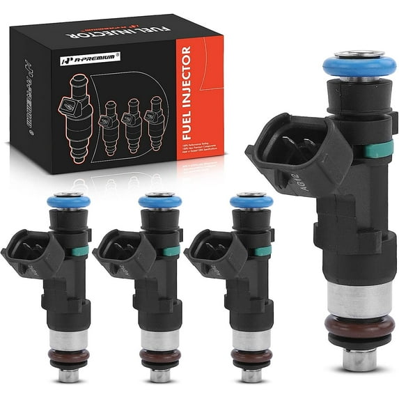 A-Premium Fuel Injectors Compatible with Nissan Altima 2007-2013, Sentra 2007-2012, Rogue 2008-2013, Rogue Select 2014-2015, 2.5L 4-PC Set