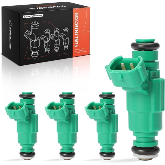 A-Premium Fuel Injectors Compatible with Nissan Sentra 2003 2004 2005 2006 L4 1.8L, Gas, Set of 4, Replace# 0280156159, 166004Z800