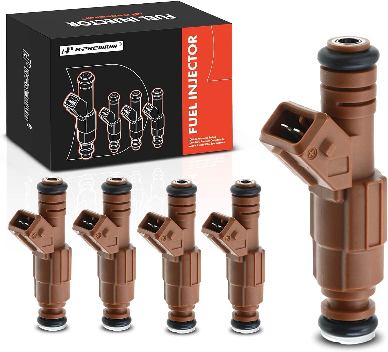 A-Premium Fuel Injectors Compatible with Volvo XC70 2003-2007 XC90 2003 ...