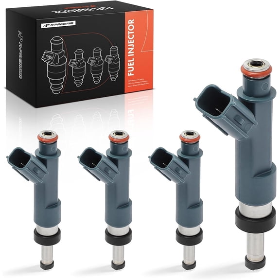 A-Premium Fuel Injectors Set of 4 Compatible with Toyota Prius 2010-2011, Tundra 2012-2013, Sequoia 2012-2013 & Lexus CT200h 2011-2012, 1.8L 5.7L, Replace# 2320939195, 2320939196