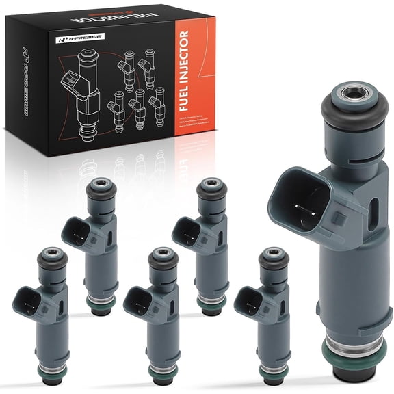 A-Premium Fuel Injectors Set of 6 Compatible with Mazda 6 2003-2008, MPV 2002-2006, 3.0L, Replace# AJ5113250