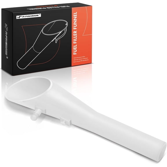 A-Premium Fuel Tank Filler Funnel Tube Compatible with Ford F-150, F150, Escape, Fusion, Edge, Mustang, Taurus, Expedition, Flex & Ram 1500, 2500 & Jeep Grand Cherokee & Dodge & Lincoln & Mercury