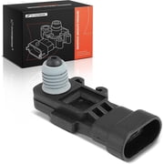 A-Premium Fuel Tank Pressure Sensor [3 Pins] Compatible with Chevy,Cadillac, Acura, GMC, Isuzu, Buick, Saturn, Oldsmobile & Pontiac Models - Silverado, Malibu, Tahoe, Camaro, Colorado, Sierra, Blazer