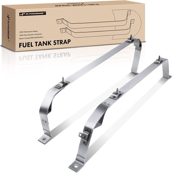 A-Premium Fuel Tank Straps Compatible with Toyota Highlander 2006-2007 Lexus RX400h 2006-2008 V6 3.3L Electric/Petrol 2-PC Set