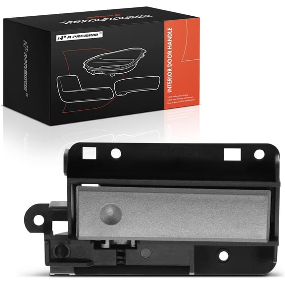 A-Premium Glove Box Latch Handle Compatible with Chevrolet Silverado 1500 2007-2013, Silverado 2500 3500 HD 2007-2014 & GMC Sierra 1500 2007-2013, Sierra 2500 3500 HD 2007-2014, Black & Silver