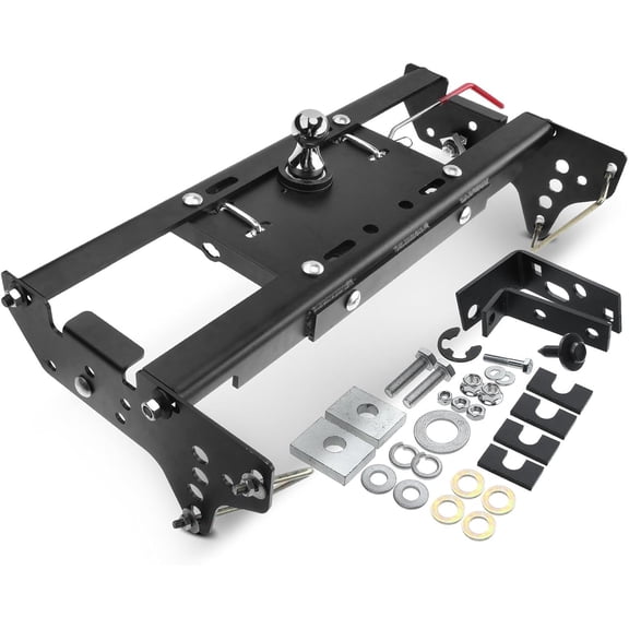 A-Premium Gooseneck Hitch Trailer Hitch System Compatible with Ford F-250 Super Duty/F-350 Super Duty 1999-2016 Pickups Only 1999-2016, Except Cab & Chassis, Comes with Installation Kit - 30,000 lbs