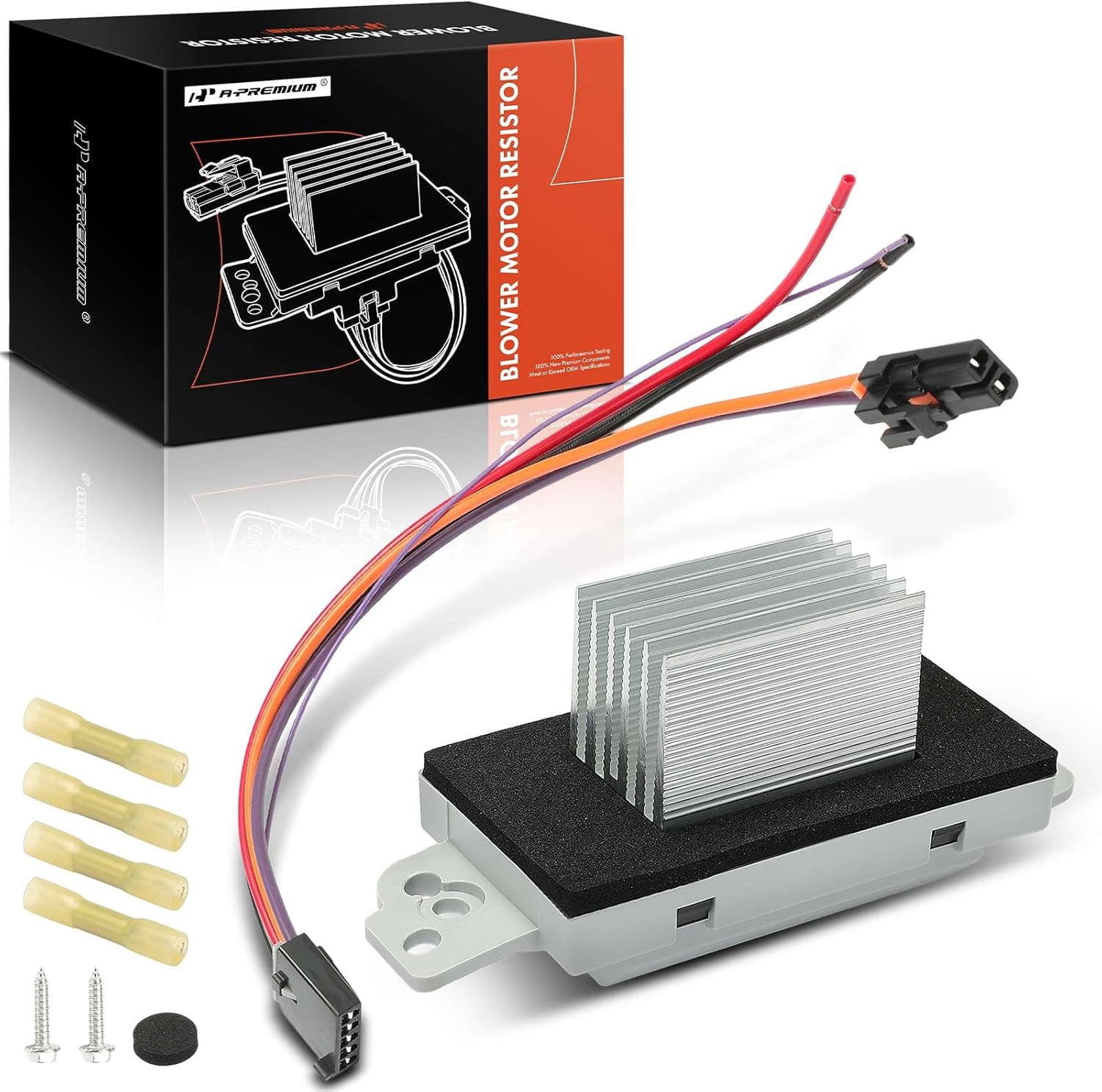 A-Premium HVAC A/C Blower Motor Resistor Replacement for Chevrolet  Silverado 1500 Avalanche Trailblazer 2003-2006 GMC Envoy Sierra Oldsmobile  Bravada ...