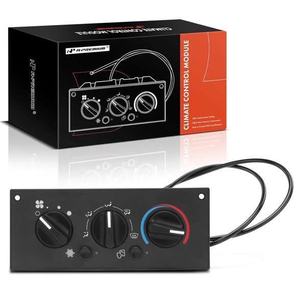 A-Premium - HVAC A/C and Heater Climate Control Module - Kenworth Heavy Duty AC Control Panel - 2002-2006 Kenworth C500 T300 T600A T800 W900