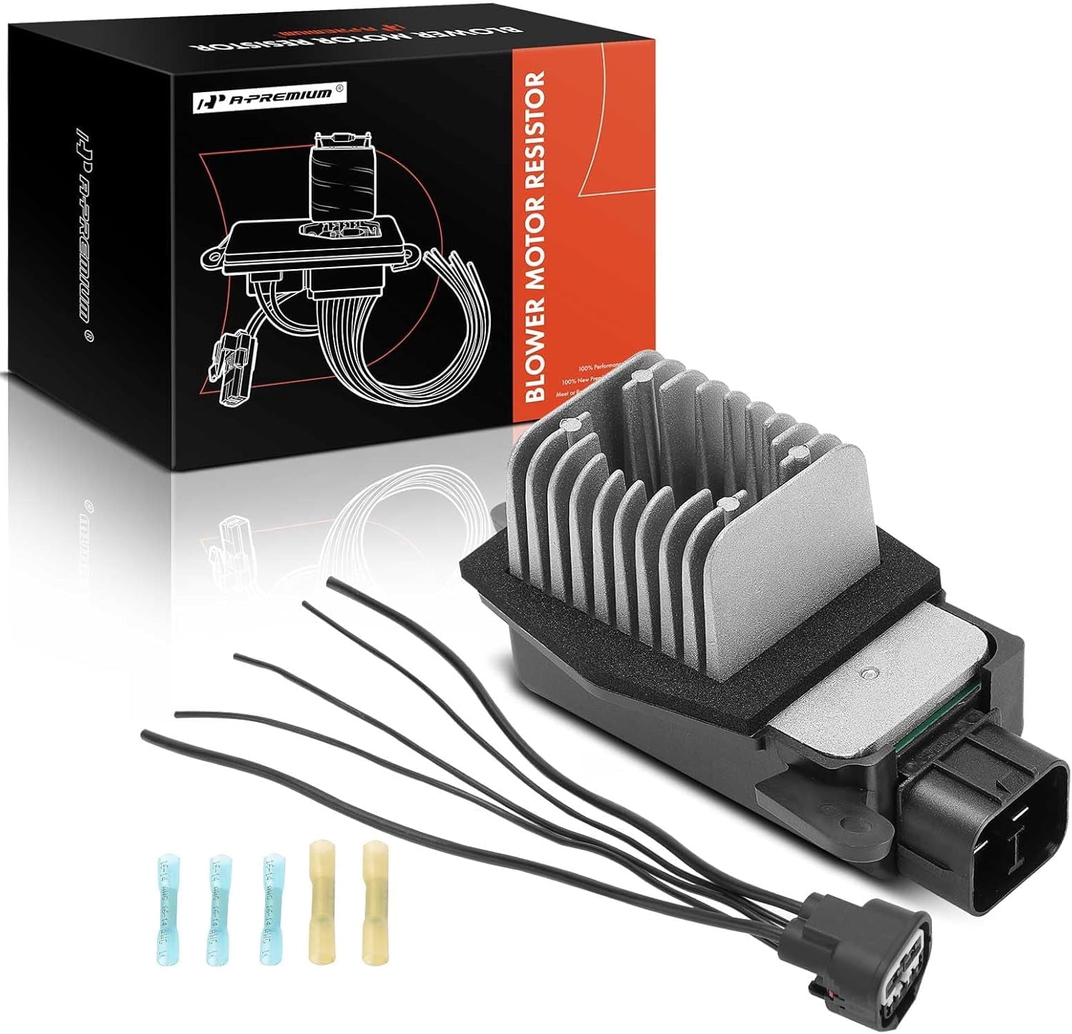 A-Premium HVAC Blower Motor Resistor Compatible with Ford F-250 Super Duty 2005-2007, F-350 Super Duty 2005-2007, F-450 Super Duty 2005-2007, F-550 Super Duty, F-650, F-750, F-53 Motorhome Chassis