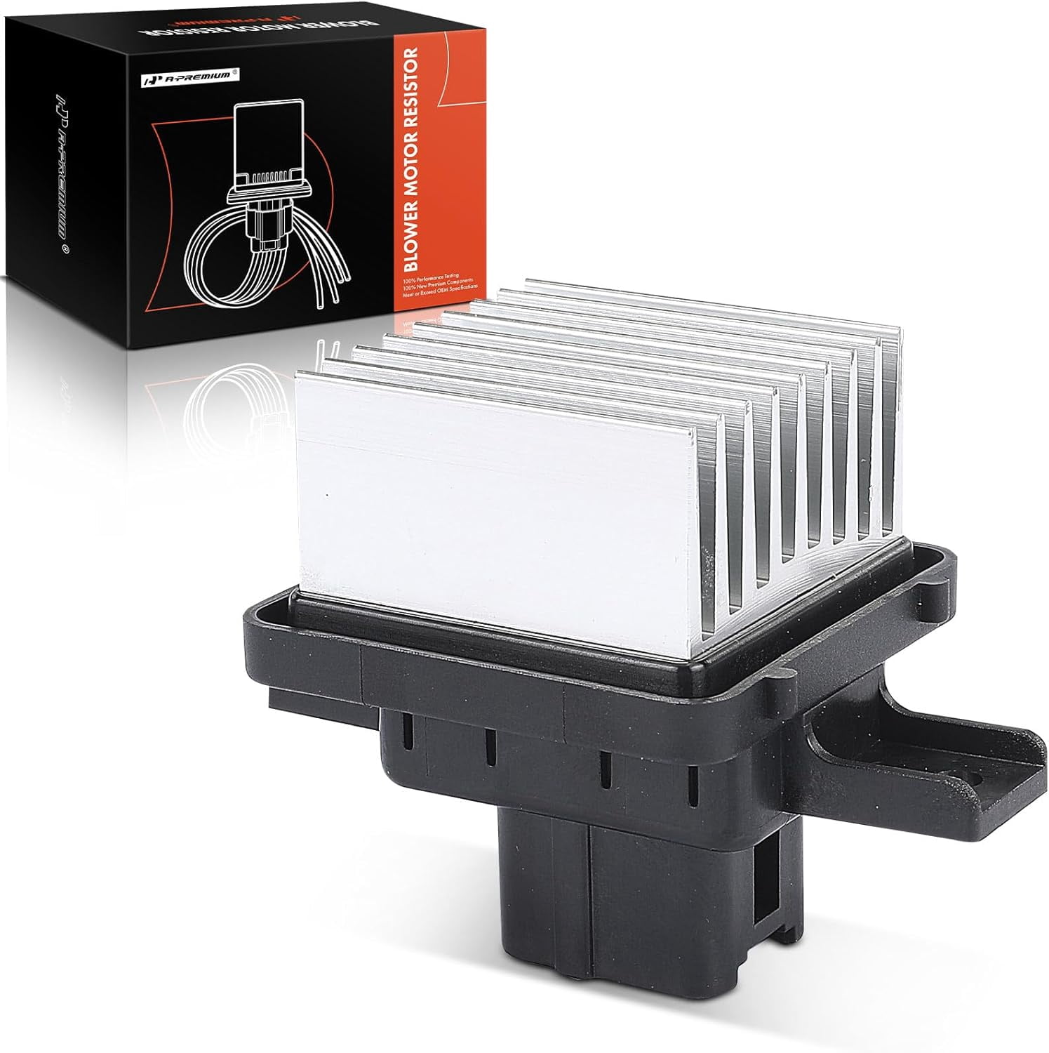 A-Premium HVAC Blower Motor Resistor Compatible with Mitsubishi Vehicles - Eclipse Cross 2018-2019, Outlander 2014-2019, Outlander Sport 2014-2019 - Replace# 7802A240