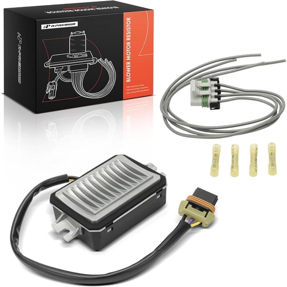 A-Premium Front HVAC Blower Motor Resistor Compatible with Buick LeSabre 2000-2005 & Cadillac DeVille 2000-2005, Seville 1998-2004 & Pontiac Bonneville 2000-2005 & Oldsmobile Aurora 2001-2003