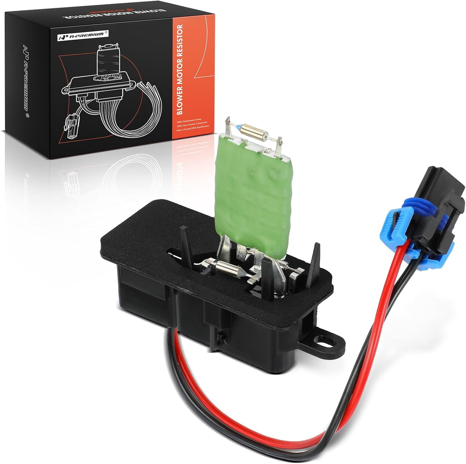 A-Premium HVAC Blower Motor Resistor with Wire Harness Kit Compatible with Chevrolet & GMC Vehicles - Express Savana 1500 2012-2014, Express Savana 2500 3500 4500 2012-2024