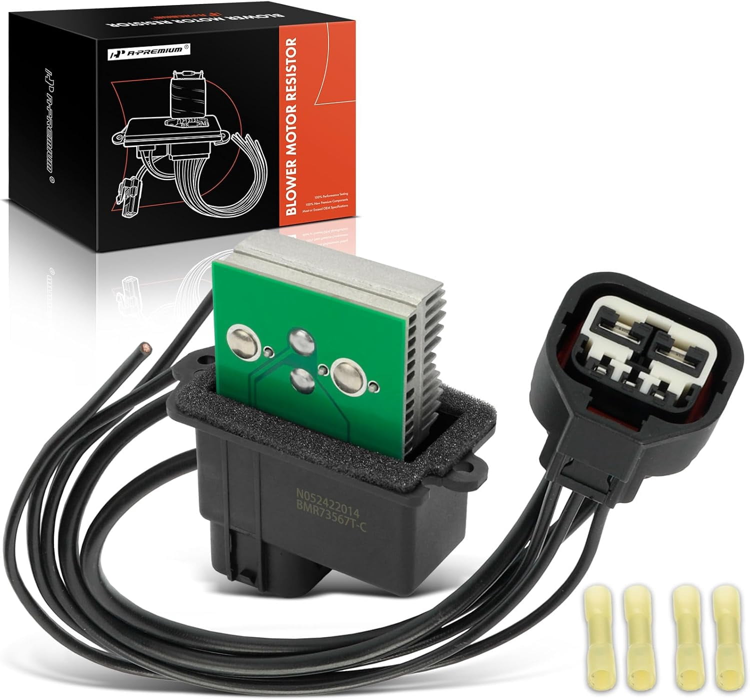A-Premium HVAC Blower Motor Resistor with Wire Harness Kit Compatible with Ford & Mercury Vehicles - Explorer 1998-2001, Mountaineer 1998-2001 - Replace# XL2Z19E624AA