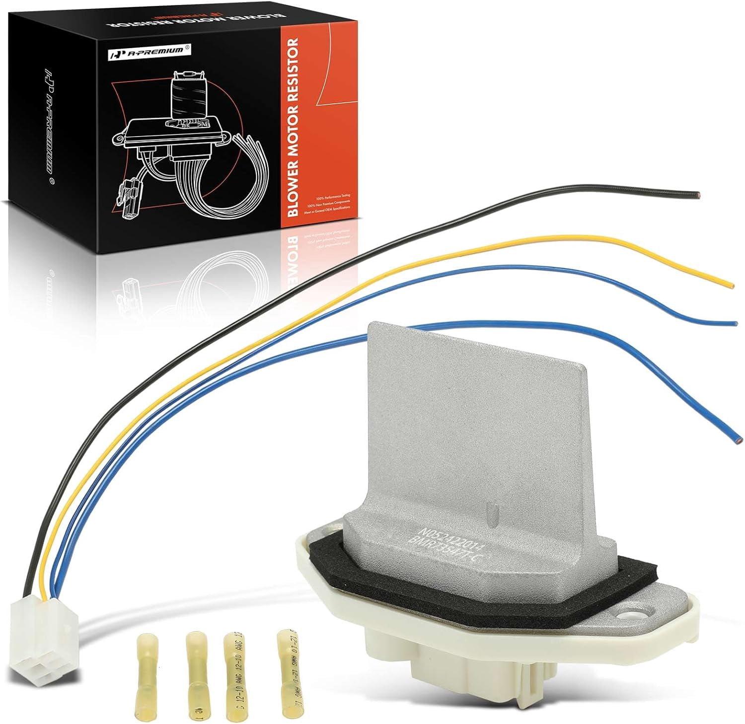 A-Premium HVAC Blower Motor Resistor with Wire Harness Kit Compatible with Acura Vehicles - TL 1999-2003, CL 2001-2003 - Replace# 79330S0KA01