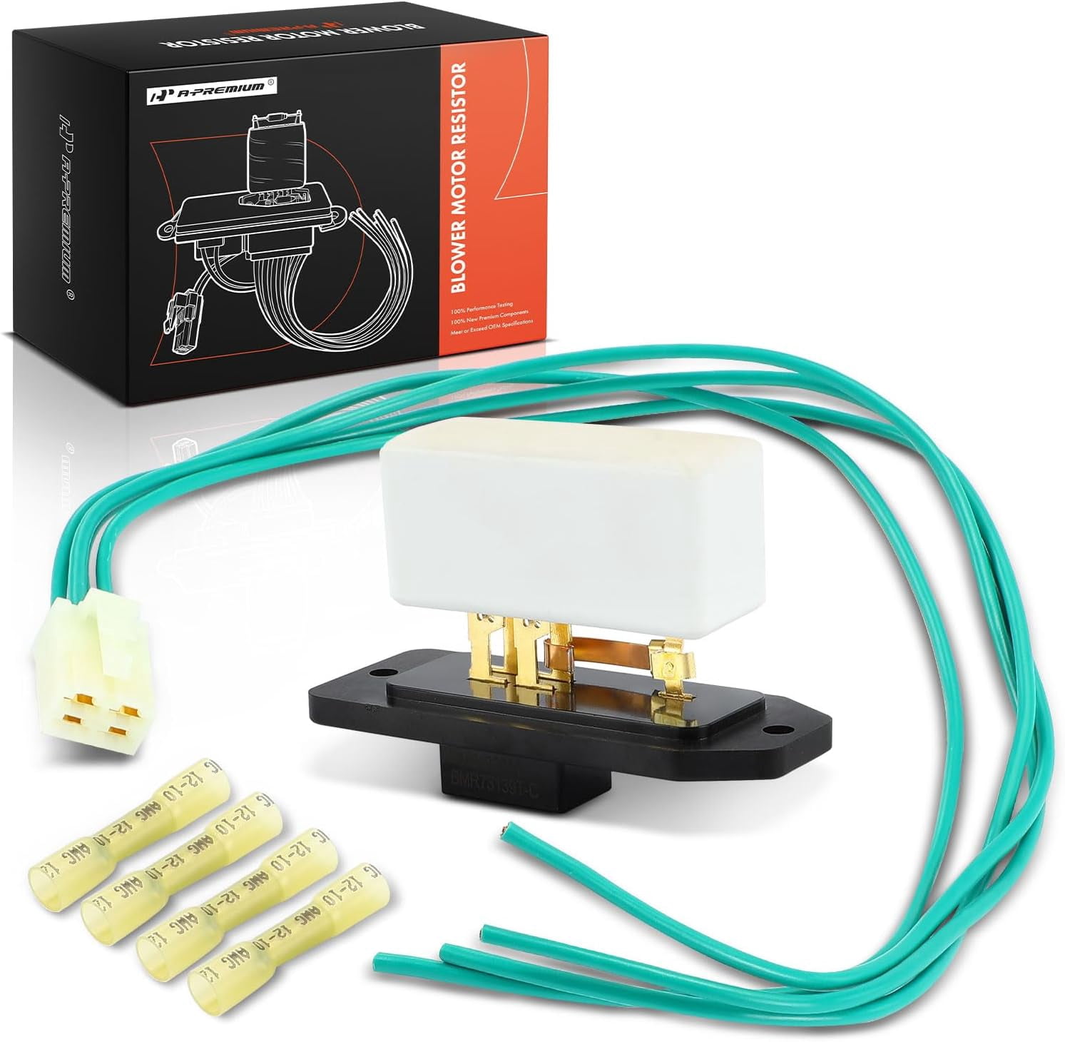 A-Premium HVAC Blower Motor Resistor with Wire Harness Kit Compatible with Toyota Vehicles - Tundra 2000-2006 - Replace# 871380C010