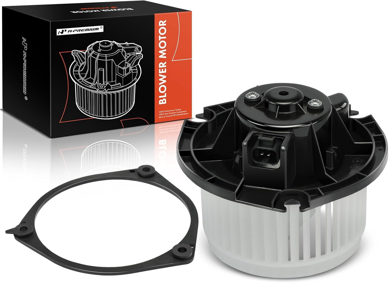A-Premium HVAC Blower Motor with Fan Cage Compatible with Buick LaCrosse Chevrolet Impala Monte Carlo Pontiac Grand Prix 2004-2016 Front