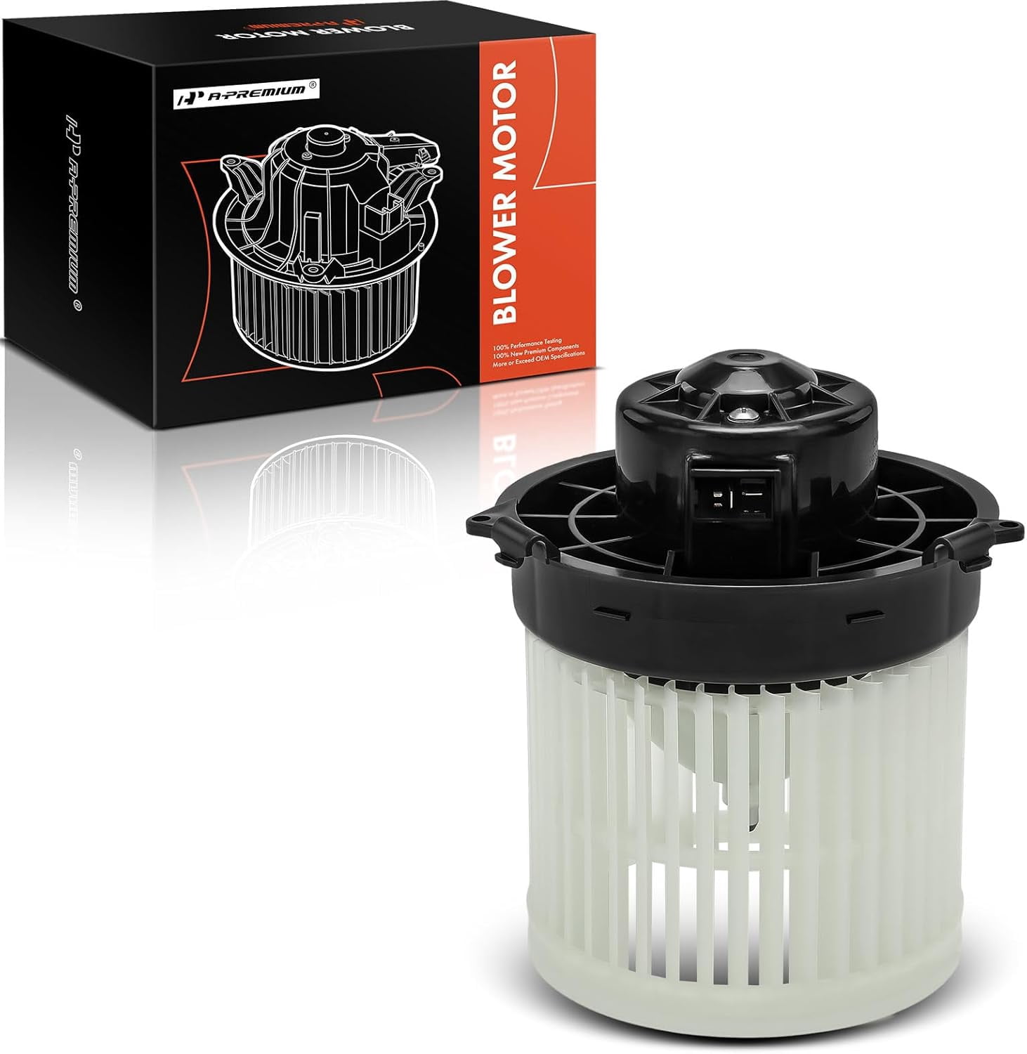 A-Premium HVAC Blower Motor with Fan Cage Compatible with Nissan Versa Versa Note 2012-2019 Front
