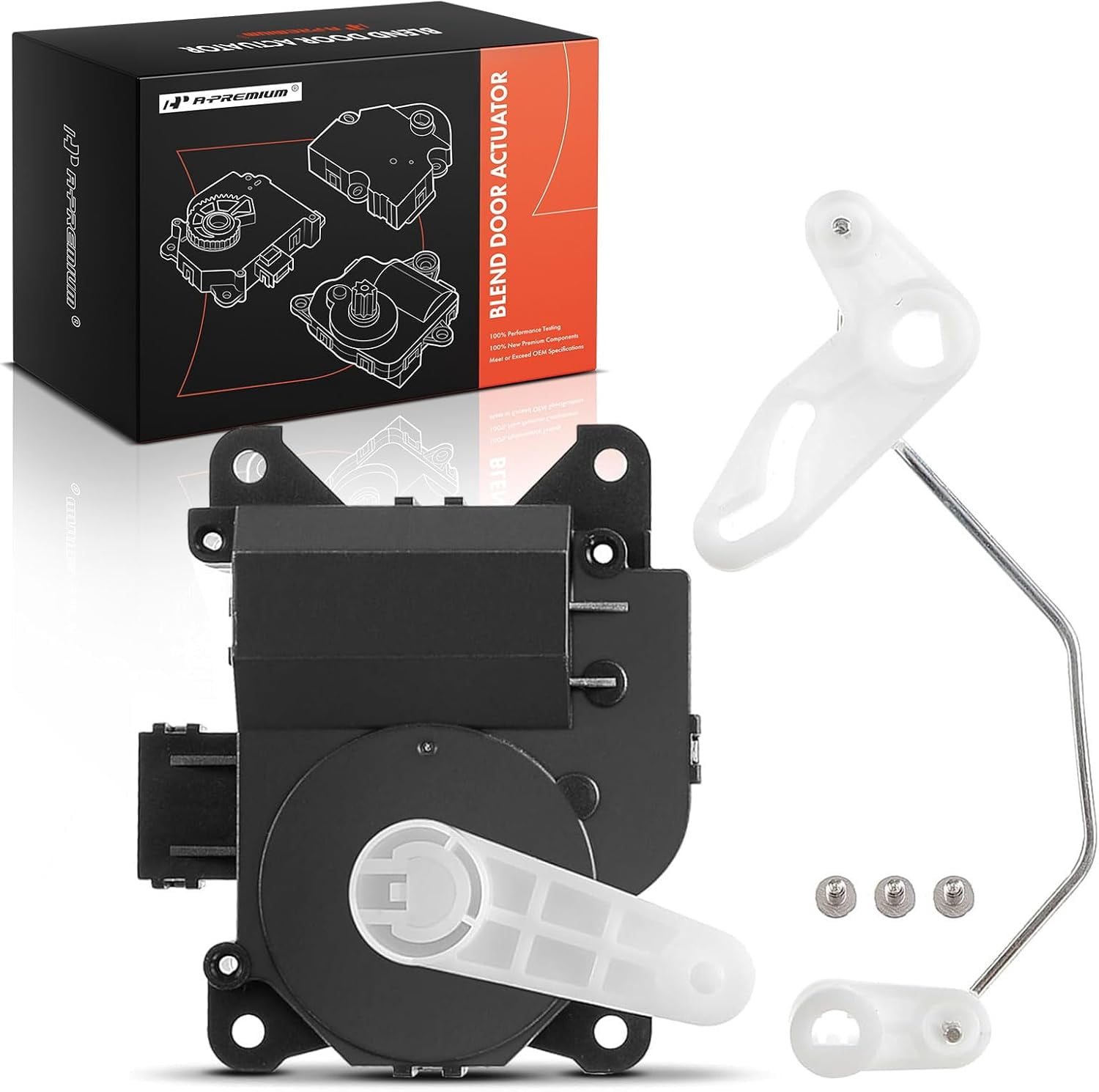 A-Premium HVAC Heater Blend Door Actuator Compatible with Ford Edge 2007-2015 & Lincoln MKX 2007-2015 - Right Main, Temperature Actuator - Replace# 7T4Z19E616C