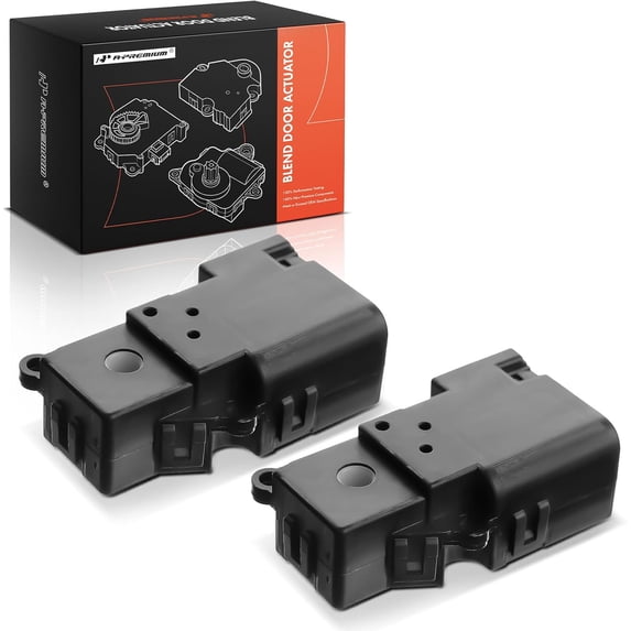 A-Premium HVAC Heater Blend Door Actuator Replacement for Isuzu Ascender 2003-2008 GMC Envoy XL Envoy XUV Chevrolet Trailblazer EXT 2-PC Set
