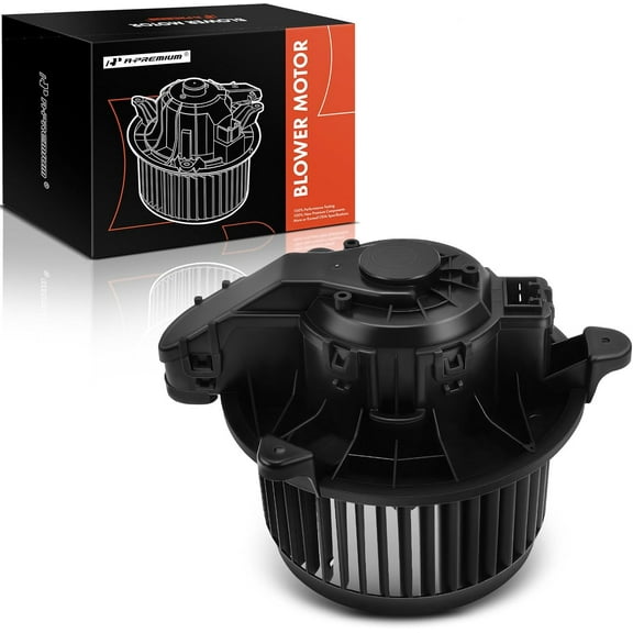 A-Premium HVAC Heater Blower Motor Assembly Compatible with Ford Vehicles - Fiesta 2011 2012 2013 2014 2015 2016 2017 2018 2019 - Front Side, Replace# AV1Z19805C