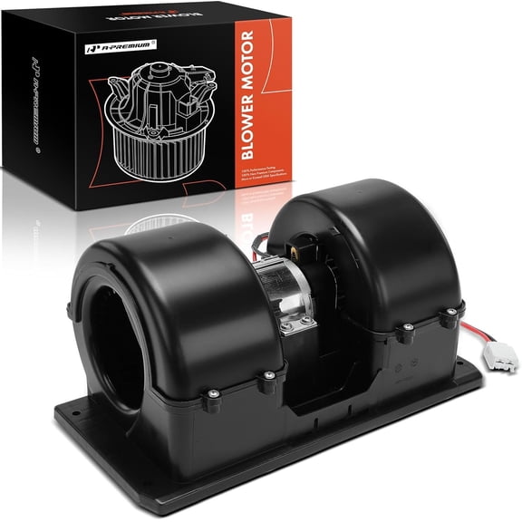 A-Premium HVAC Heater Blower Motor with Fan Cage Compatible with Volvo VHD 2010-2014, VNL 2011-2023, VNM 2010-2014, VNX 2014, VT 2010, With Wheel, Replace# 85120276, 35021