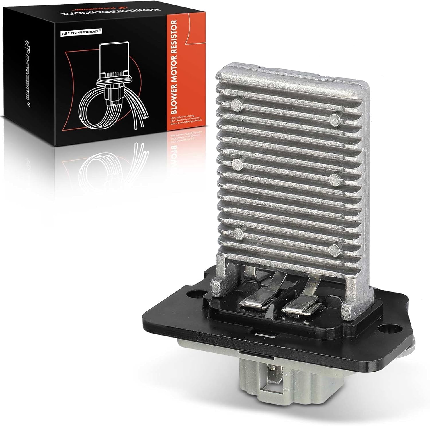 A-Premium HVAC Heater Blower Motor Resistor Compatible with Hyundai Vehicles - Elantra 2001-2005 Santa Fe 2001-2006 Tiburon 2005-2008 Tucson 2005-2009 - Replace# 971282D000