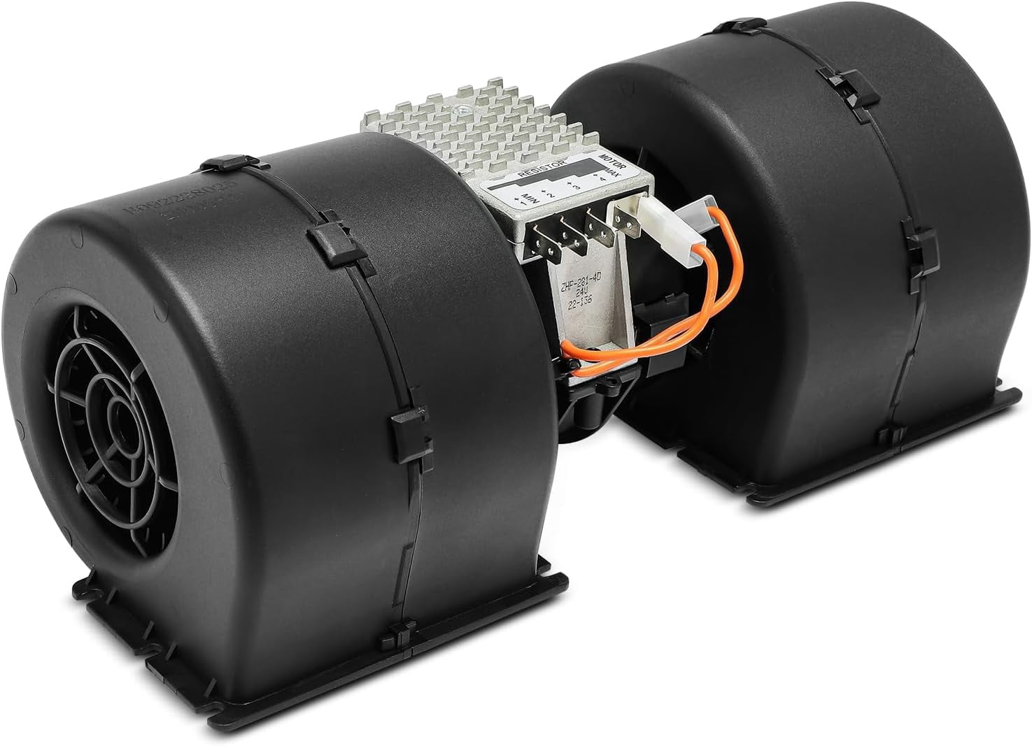 A-Premium HVAC Heater Blower Motor and Resistor Assembly 24V Replacement for 008-B45-02 73R5534