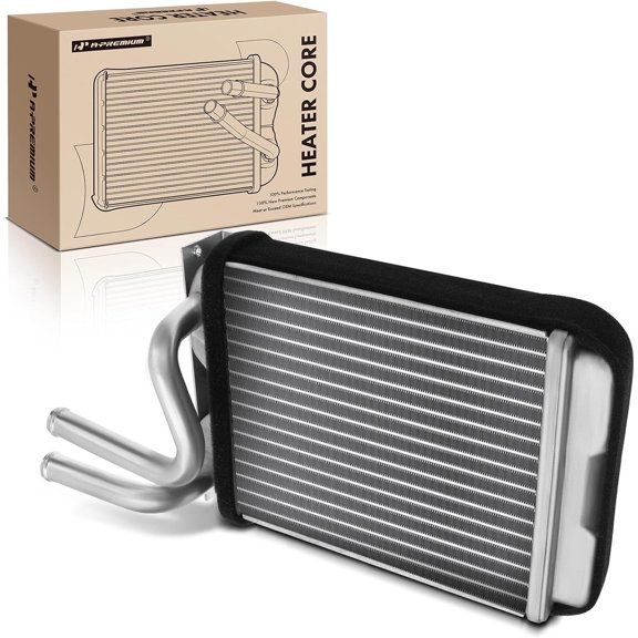 A-Premium HVAC Heater Core Compatible with Jeep CJ5 1977-1983, CJ7 1977-1986, Scrambler 1981-1985, Sport Utility, Front Side, Replace# 5462705, 5469877