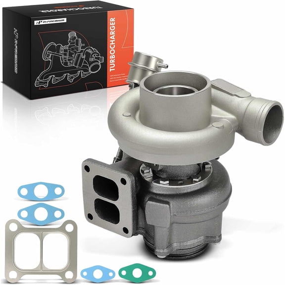A-Premium HX40W Complete Turbocharger Turbo Kit Compatible with Cummins Industrial 6CT-240 Diesel Engine 1995-2008 Turbocharger, 8.3L