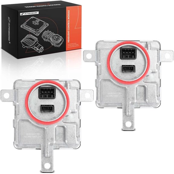 A-Premium Headlight Control Module Compatible with Audi Q5 2009-2012, A6 2009-2014, A3 2009-2010 2012-2013, 2-PC Set