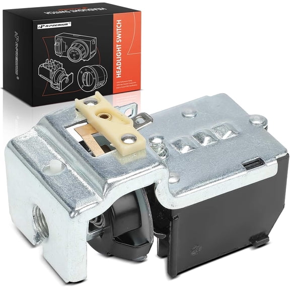 A-Premium Headlight Switch Compatible with Dodge Durango 1998, Ram 1500 2500 3500 Pickup 1998, Dakota 1997-1998 & Jeep Cherokee 1994-1996, Without Fog Lights, Replaces 68148078AA 88924264