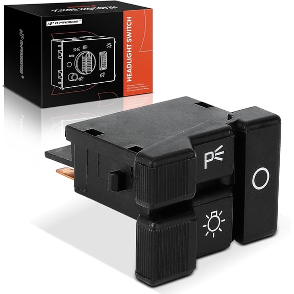 A-Premium Headlight Switch Fit for Chevy C1500 C2500 C3500 1988-1991, C3500HD 1991, C5500 Kodiak 1991-1991, C60 C70 Kodiak 1990-1994 & GMC K1500 K2500 K3500 1988-1991, C7000 Topkick