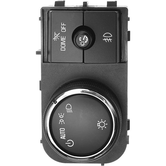 A-Premium Headlight Switch with Fog Light Control Compatible with Chevrolet Silverado 1500 2500 3500 Tahoe Suburban 1500 2500 GMC Sierra 1500 2500 3500 Yukon