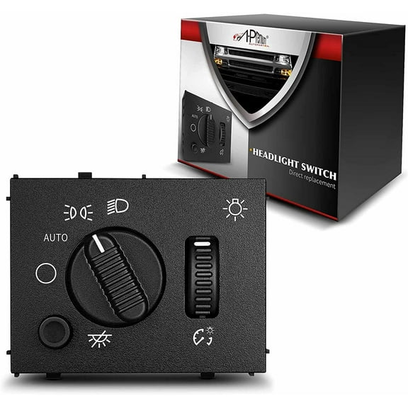 A-Premium Headlight Switch Headlamp Dimmer Compatible with Chevy Silverado Suburban Avalanche Tahoe GMC Sierra Yukon Cadillac Escalade 2003-2007 D1595G 19381535