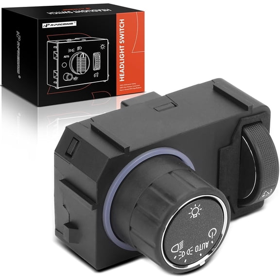 A-Premium Headlight Switch Instrument Panel Headlamp Dimmer Switch Compatible with Chevrolet Silverado 1500 2015-2017, Tahoe/Suburban 2015-2017 & GMC Sierra 1500 2014-2018, Yukon/Yukon XL 2015-2019