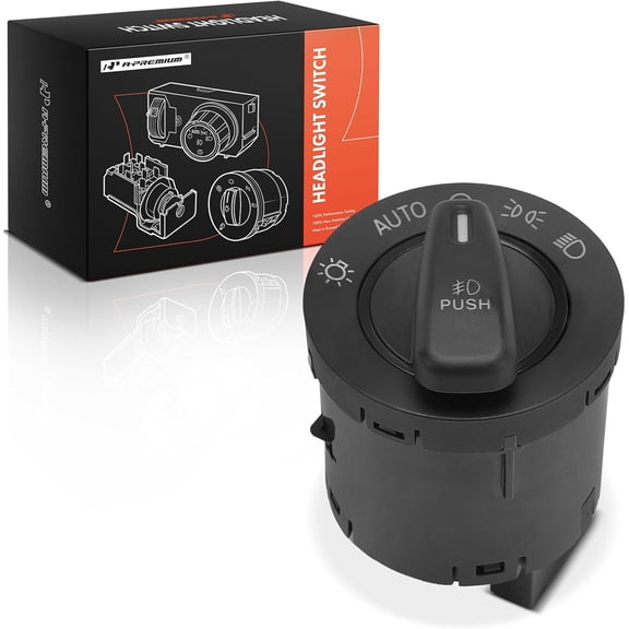 A-Premium Headlight Switch Instrument Panel Headlamp Dimmer Switch Compatible with Dodge Grand Caravan 2012-2016, Charger, Durango, Journey & Chrysler Town & Country, 300